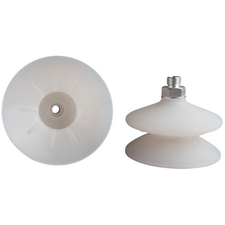 Fipa Bellows vacuum cup diam. 88 mm, Silicone transparent 22.088.158.2